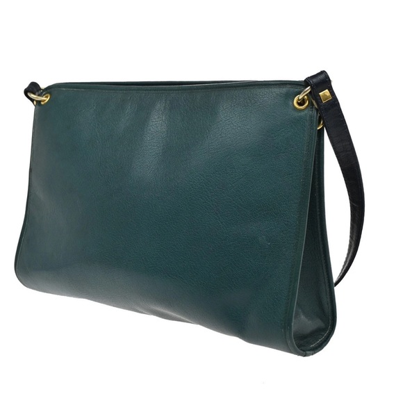 CHRISTIAN DIOR Logo Shoulder Hand Bag Leather France GHW - Picture 4 of 15